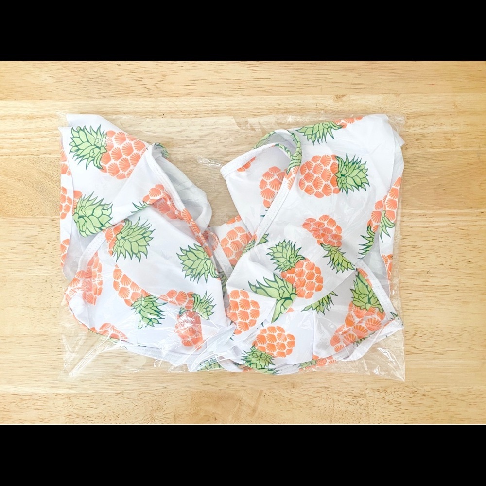 NWT Shein: Size Large Pineapple Cheeky Bikini Set - Picture 13 of 14
